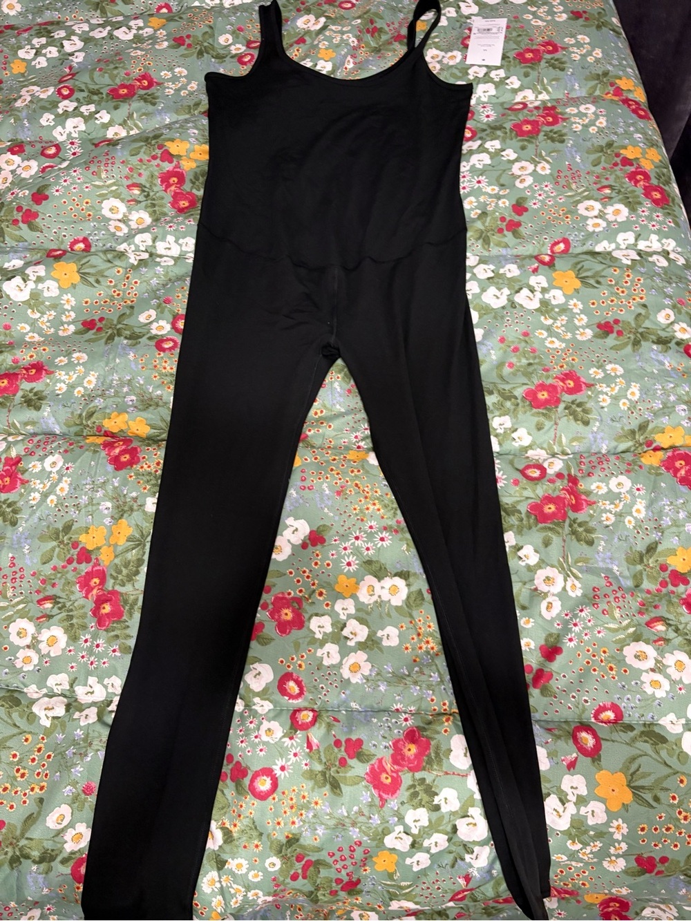 Ingrid & Isabel Black Scoop Neck Maternity Jumpsuit